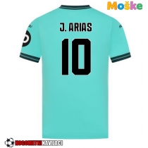 Moške Nogometnih dresov Wolves Jhon Arias #10 Gostujoči 2025-26 Kratki rokavi